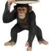 KARE Design Figurine décorative Butler Playing Chimp noir 52cm> Accessoires