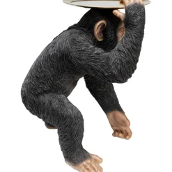 KARE Design Figurine décorative Butler Playing Chimp noir 52cm><noscript><img width=
