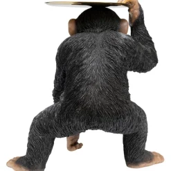 KARE Design Figurine décorative Butler Playing Chimp noir 52cm><noscript><img width=