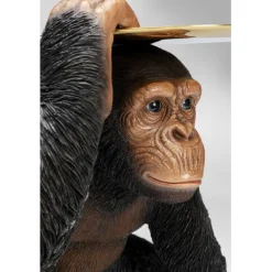 KARE Design Figurine décorative Butler Playing Chimp noir 52cm><noscript><img width=