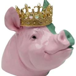 KARE Design Figurine décorative Crowned Pig 28cm> Accessoires