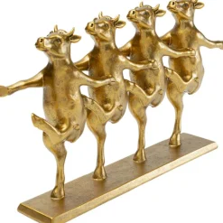 KARE Design Figurine décorative Dancing Cows doré 40cm><noscript><img width=