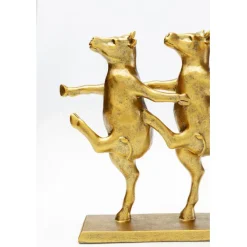 KARE Design Figurine décorative Dancing Cows doré 40cm><noscript><img width=