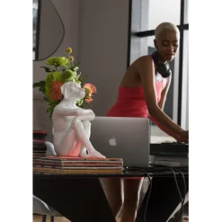 KARE Design Figurine décorative Dog Marc blanc><noscript><img width=