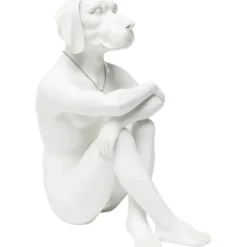 KARE Design Figurine décorative Dog Marc blanc><noscript><img width=
