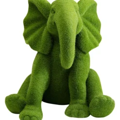 KARE Design Figurine décorative Elephant Flock vert 18cm> Accessoires