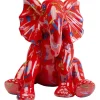KARE Design Figurine décorative Elephant Dots rouge 18cm> Accessoires
