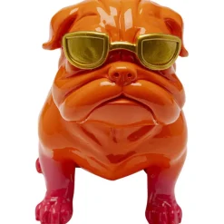 KARE Design Figurine décorative Fashion Dog orange 17cm> Accessoires