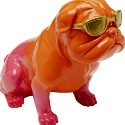 KARE Design Figurine décorative Fashion Dog orange 17cm> Accessoires