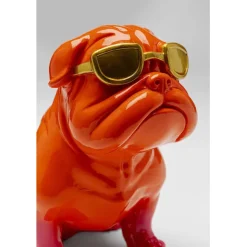 KARE Design Figurine décorative Fashion Dog orange 17cm><noscript><img width=