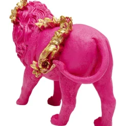 KARE Design Figurine décorative Flower Lion fuchsia 19cm><noscript><img width=