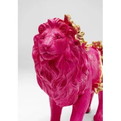 KARE Design Figurine décorative Flower Lion fuchsia 19cm><noscript><img width=
