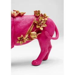 KARE Design Figurine décorative Flower Lion fuchsia 19cm><noscript><img width=