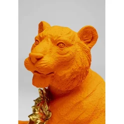 KARE Design Figurine décorative Flower Leopard orange 26cm><noscript><img width=