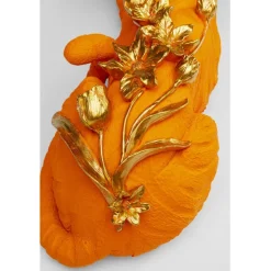 KARE Design Figurine décorative Flower Leopard orange 26cm><noscript><img width=
