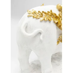 KARE Design Figurine décorative Flower Pig blanc 21cm><noscript><img width=
