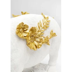 KARE Design Figurine décorative Flower Pig blanc 21cm><noscript><img width=