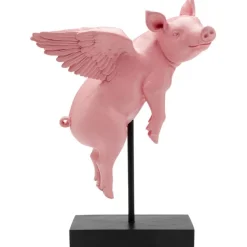 KARE Design Figurine décorative Flying Pig Rose 29cm> Accessoires