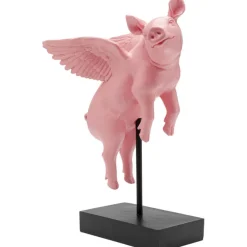 KARE Design Figurine décorative Flying Pig Rose 29cm> Accessoires