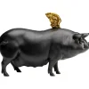 KARE Design Figurine décorative Flying Pig noir 21cm> Accessoires