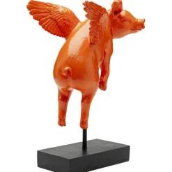 KARE Design Figurine décorative Flying Pig Orange 29cm><noscript><img width=