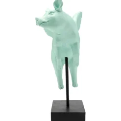 KARE Design Figurine décorative Flying Pig Turquoise 29cm><noscript><img width=