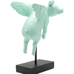 KARE Design Figurine décorative Flying Pig Turquoise 29cm><noscript><img width=