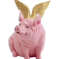 KARE Design Figurine décorative Flying Pig fuchsia 79cm> Accessoires