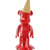 KARE Design Figurine décorative Gelato Bear rouge 40cm> Accessoires