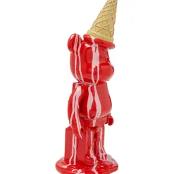 KARE Design Figurine décorative Gelato Bear rouge 40cm><noscript><img width=