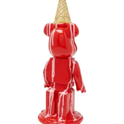 KARE Design Figurine décorative Gelato Bear rouge 40cm><noscript><img width=