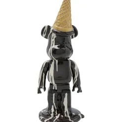 KARE Design Figurine décorative Gelato Bear noir 40cm> Accessoires