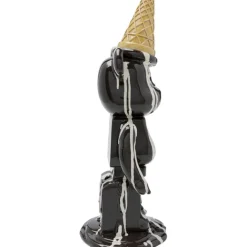 KARE Design Figurine décorative Gelato Bear noir 40cm><noscript><img width=
