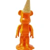 KARE Design Figurine décorative Gelato Bear orange 40cm> Accessoires
