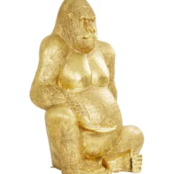 KARE Design Figurine décorative Gorilla doré XXL 249><noscript><img width=