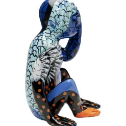 KARE Design Figurine décorative Graffiti Monkey bleu 39cm><noscript><img width=