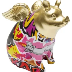 KARE Design Figurine décorative Graffiti Flying Pig 16cm> Accessoires