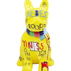 KARE Design Figurine décorative Graffiti Dog jaune 122cm> Accessoires