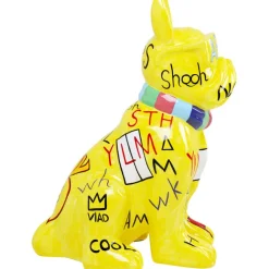 KARE Design Figurine décorative Graffiti Dog jaune 122cm><noscript><img width=