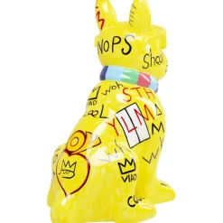 KARE Design Figurine décorative Graffiti Dog jaune 122cm><noscript><img width=