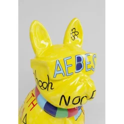 KARE Design Figurine décorative Graffiti Dog jaune 122cm><noscript><img width=