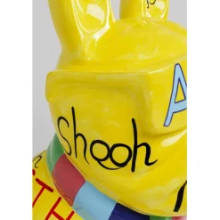 KARE Design Figurine décorative Graffiti Dog jaune 122cm><noscript><img width=