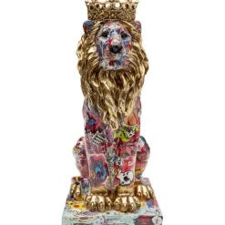 KARE Design Figurine décorative Graffiti King Lion 29cm> Accessoires