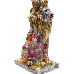 KARE Design Figurine décorative Graffiti King Lion 29cm> Accessoires