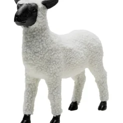 KARE Design Figurine décorative Happy Sheep Wool blanc 28cm> Accessoires