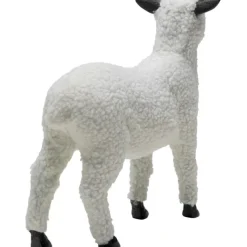 KARE Design Figurine décorative Happy Sheep Wool blanc 28cm><noscript><img width=