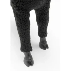 KARE Design Figurine décorative Happy Sheep Wool noir 37cm><noscript><img width=