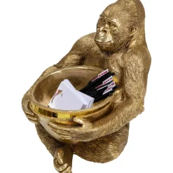KARE Design Figurine décorative Holding Bowl doré 41cm><noscript><img width=