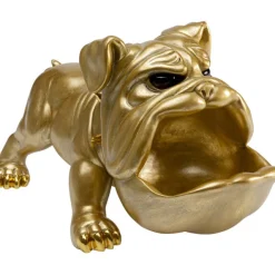 KARE Design Figurine décorative Hungry Dog doré 37cm> Accessoires