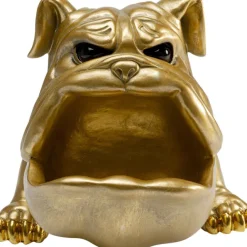 KARE Design Figurine décorative Hungry Dog doré 37cm> Accessoires